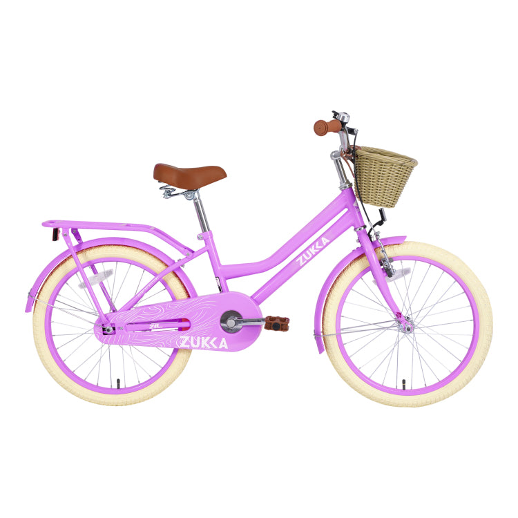 Multiple Colors,Girls Bike With Basket For 7 10 Years Old Kids,20 Inch Wheel ,No Training Wheels Included