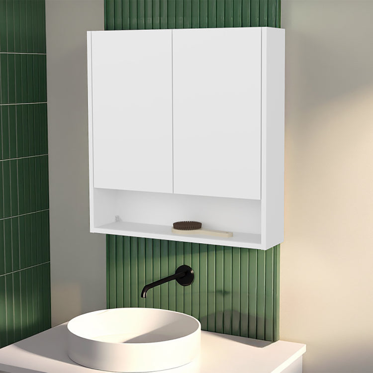 Gaviota Wall Mounted Medicine Cabinet, Two Doors, Three Interior Shelves, Modern Bathroom Storage Unit, White