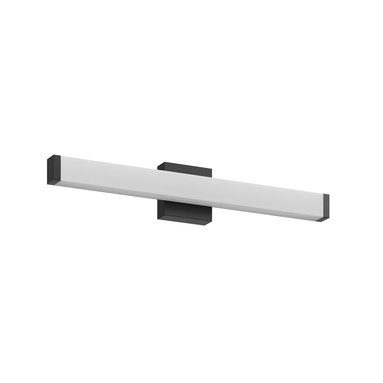 Bathroom Vanity Light Black 25 Inch Modern Vanity Lights For Bathroom 14W Led Bath Lights Over Mirror Cool White Light 6000K