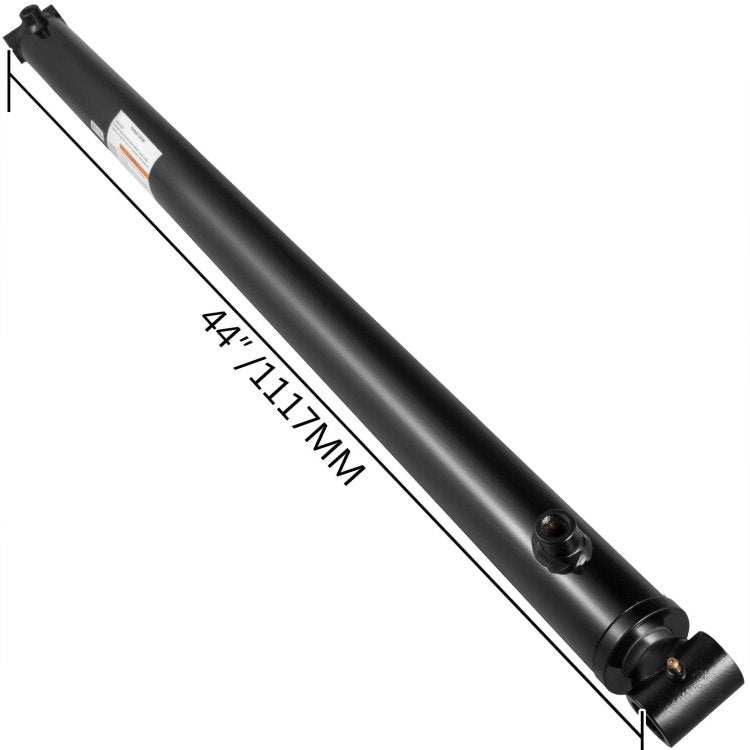 Hydraulic Cylinder 2" Bore 36" Stroke Hydraulic Ram Cylinder 3000Psi Hydraulic Cylinders Welded Double Acting Cross Tube Sae6 Port Hydraulic Lifting Cylinder 2 X 36