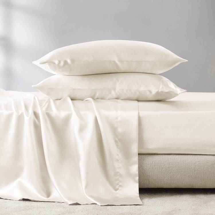 4 Pcs Twin Luxury Sheet Set Ivory