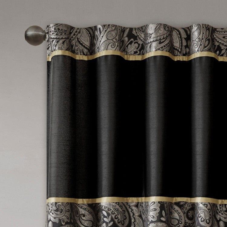 Jacquard Curtain Panel Pair 2 Pcs Window Panels