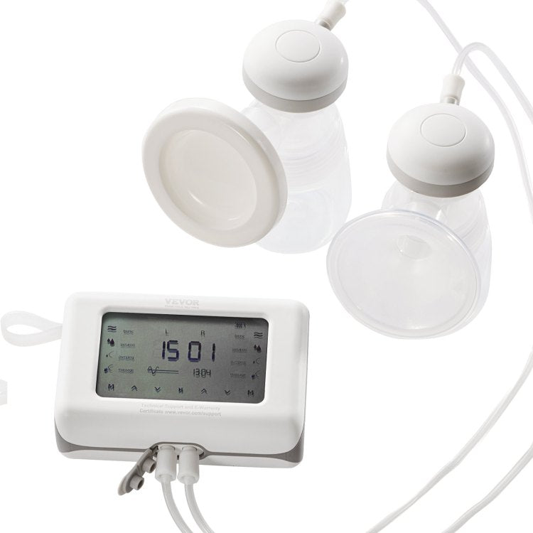 Breast Pump, Single Double Adjustable Electric Breast Pumps, 4 Modes & 9 15 Levels, Reciprocating Piston Pumps, 4000Mah Anti Backflow Breastfeeding Pump With 300Mmhg High Suction, 18 22Mm Flange