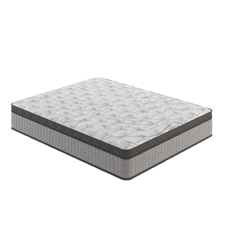 Assembled In Usa 10" Twin Diamond Innerspring Hybrid And Cooling Gel Memory Foam Mattress, Pressure Relief, And Motion Isolation, Certipur Us And Oeko Tex Certified
