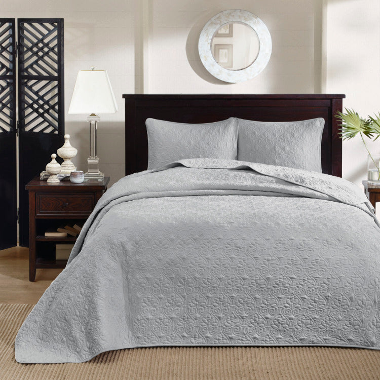 Reversible Bedspread Set Grey King