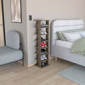 Odesto 48.7" Tall 8 Tier Vertical Shoe Rack, Narrow Shoe Tower For 8 Pairs, Entryway, Living Room, Bedroom