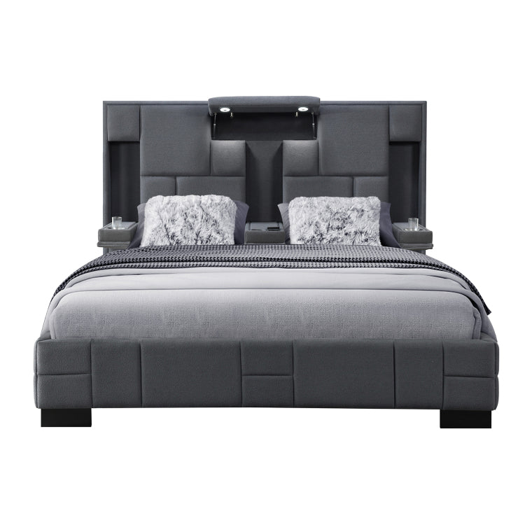 Yaris Dark Grey King Bed