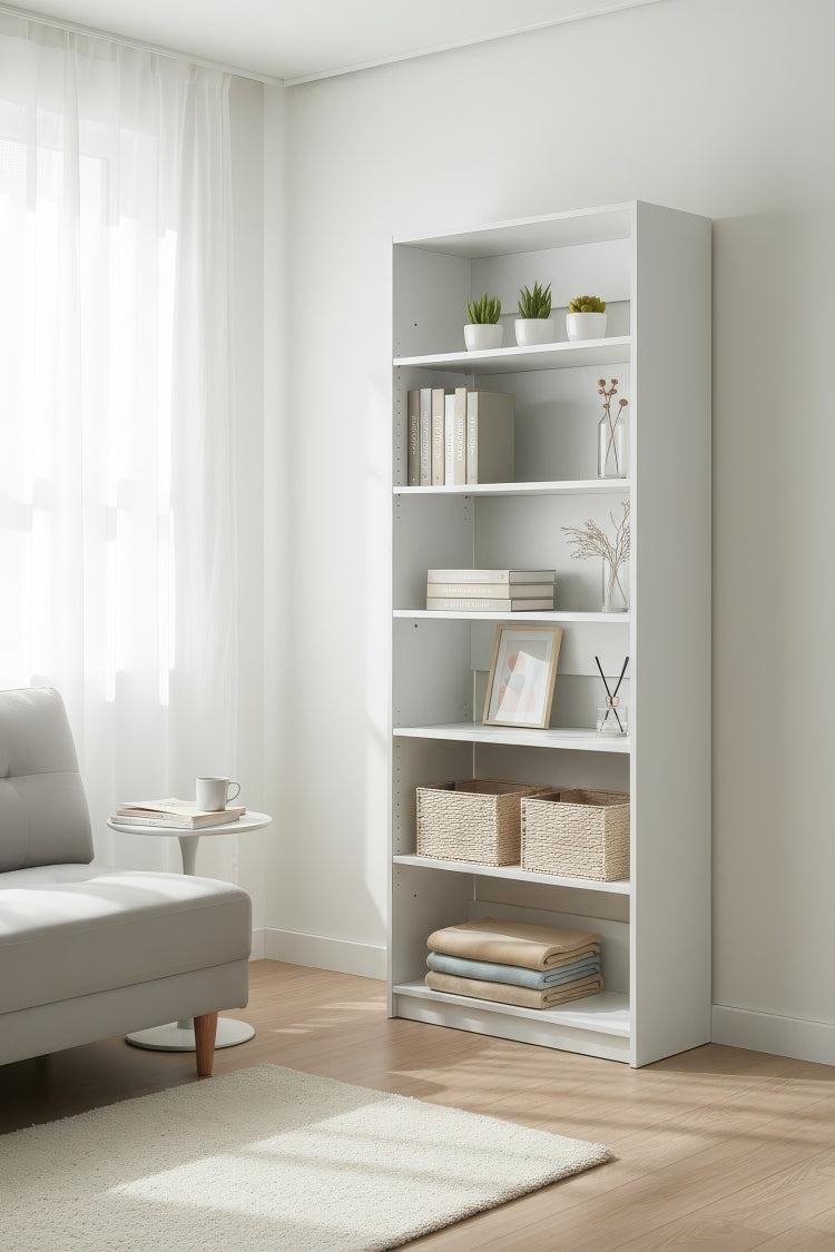 Prosper 32" White Wood Walk In Closet With Five Shelves