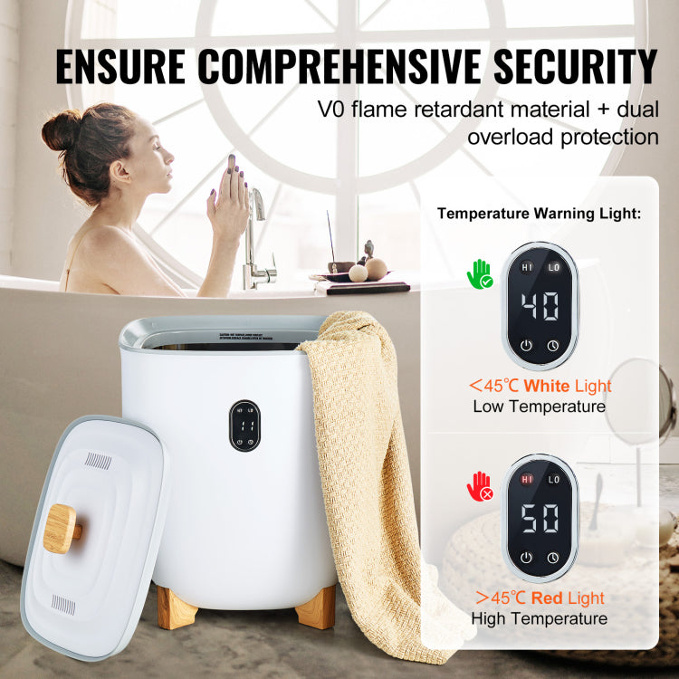 Towel Warmer 25L, Towel Warmer Bucket With 2 Heating Modes, 20 40 60 90 Min Auto Shut Off, Bottom Heating Columns, Led Screen, Large Towel Warmer For Bathroom, Spa, Bathrobe, Blanket & Pajama