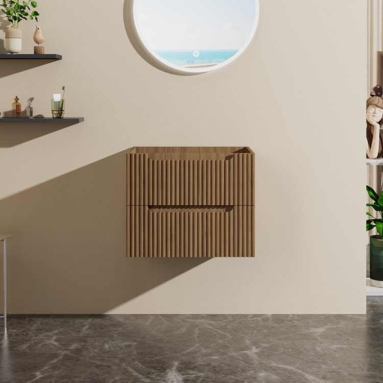 Goodyo 24" Wall Mount Bathroom Vanity Cabinet Floating Cabinet Only