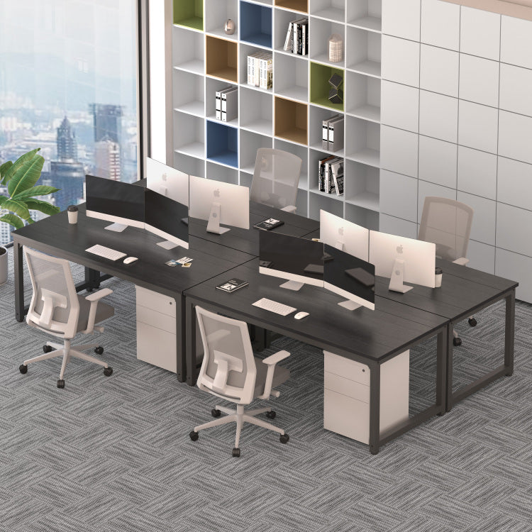 70" Computer Desk,Large Home Office Desk Wide Workstation 1 Inch Thicker Tabletop For Writing,Black