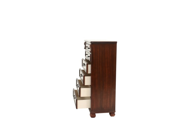 Dark Cherry 1Pc Chest Of Drawers Storage Bedroom Furniture Traditional Style Chest