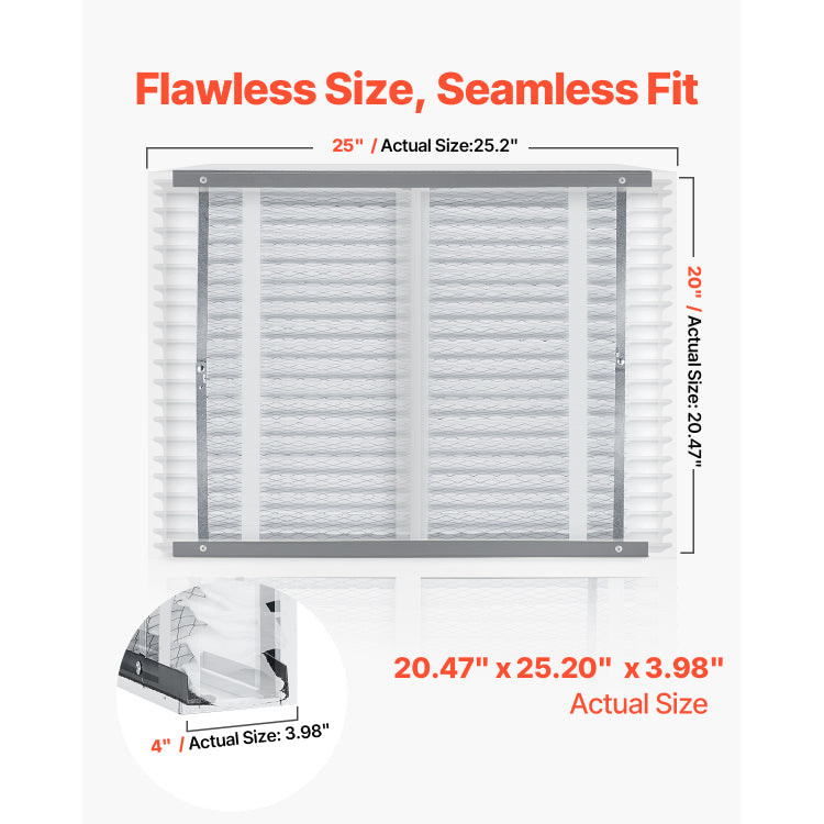 Air Filters Merv 11 Electrostatic Pleated Hvac Furnace Filter 4 Pack 20 X 25 X 4