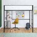 Axel Twin Loft Bed With Desk & Shelves
