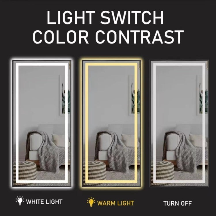 Led Mirror Full Length Mirror With Lights Wide Standing Tall Full Size Mirror For Bedroom Giant Full Body Mirror Large Floor Mirror With Lights Stand Up Dressing Big Lighted Mirror
