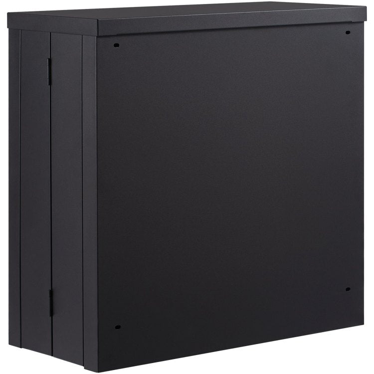 Foldable Wall Cabinet, Metal Garage Cabinet Wall Mounted 26" Small Cabinet 240 Lbs Loading Capacity Adjustable Shelf Magnetic Door File Locker For Garage Office Home Black