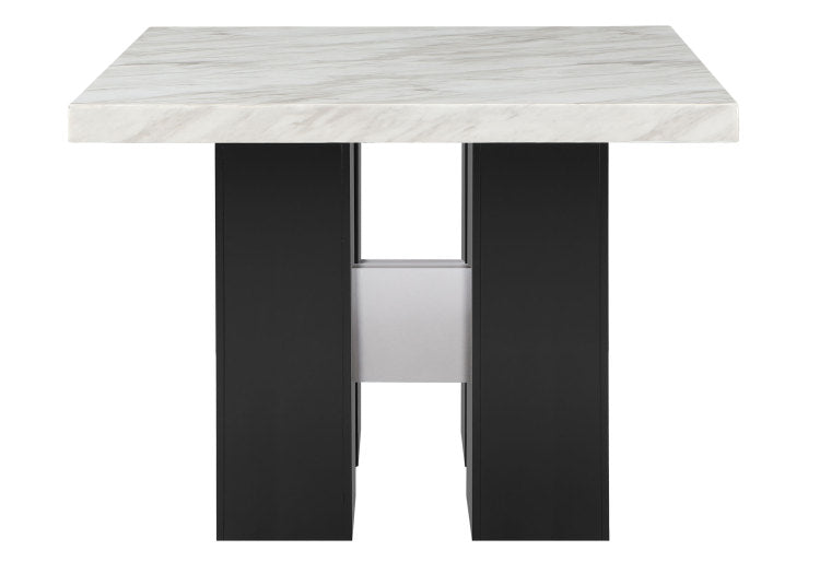 Mikha White Bar Table And Bar Stool Set