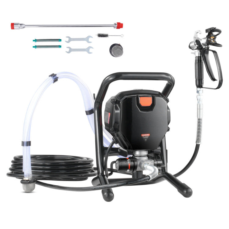 Stand Airless Paint Sprayer, 3000Psi 750W Efficient Electric Airless Sprayer,For Home Interior And Exterior Furniture And Fences, Handheld Paint Sprayers, Fine And Even Painting Effect