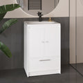 Bathroom Vanity With Two Doors, Two Drawers Madison, White