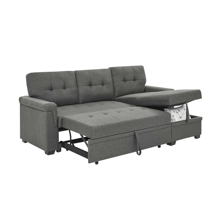 86'' Upholstered Pull Out Sofa Bed