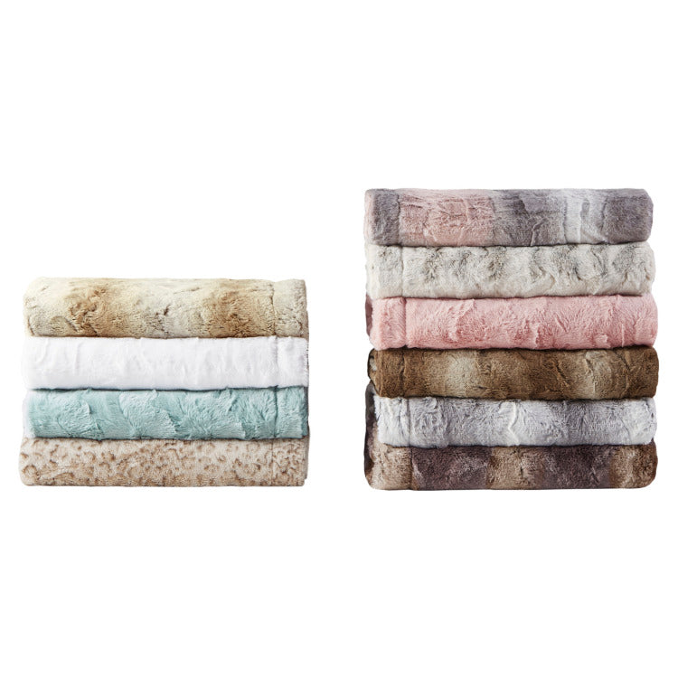 1Pc 50X60" Faux Fur Throw