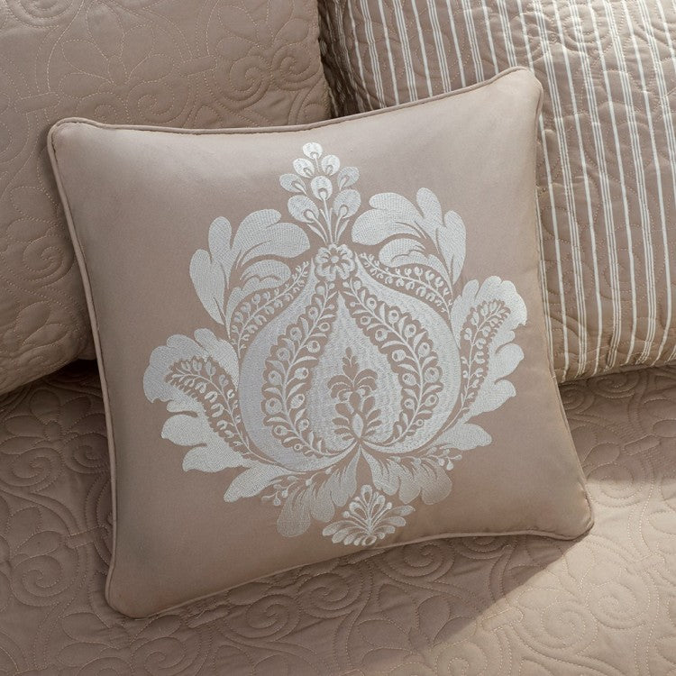 6 Piece Reversible Daybed Cover Set Khaki Daybed