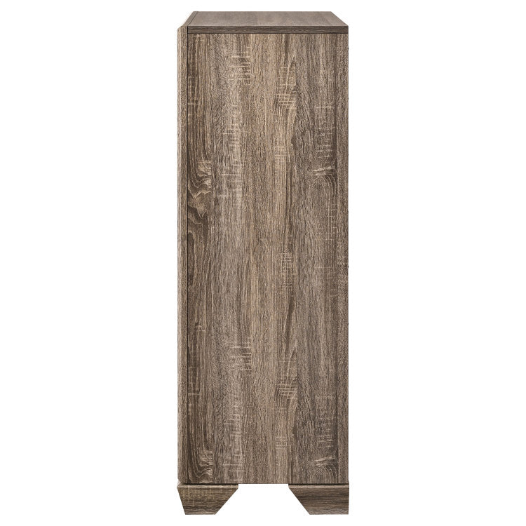 Harrison Washed Taupe 5 Drawer Bedroom Chest