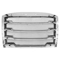Chrome Front Grille Compatible With Freightliner Cascadia 2018 With Bug Screen