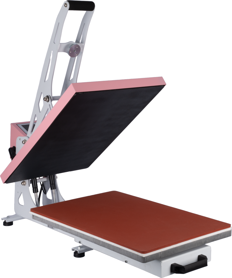 16 X 24 Inch Semi Automatic Heat Press Machine With Auto Open And Slide Out Base, Not Suitable For Sublimation