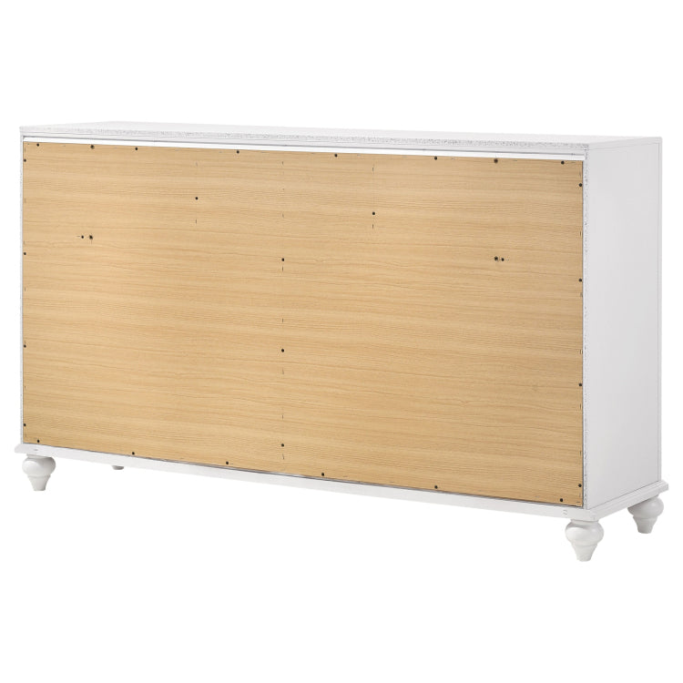 Randall White 7 Drawers Dresser