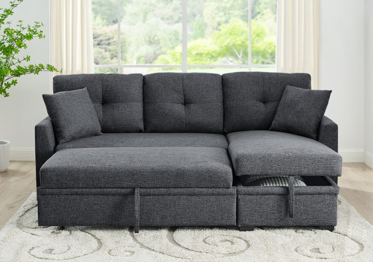 Modular Sleeper Sectional Sofa With Storage