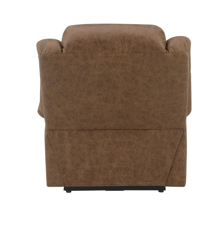 Brown Power Lift Recliner With Massage And Heating