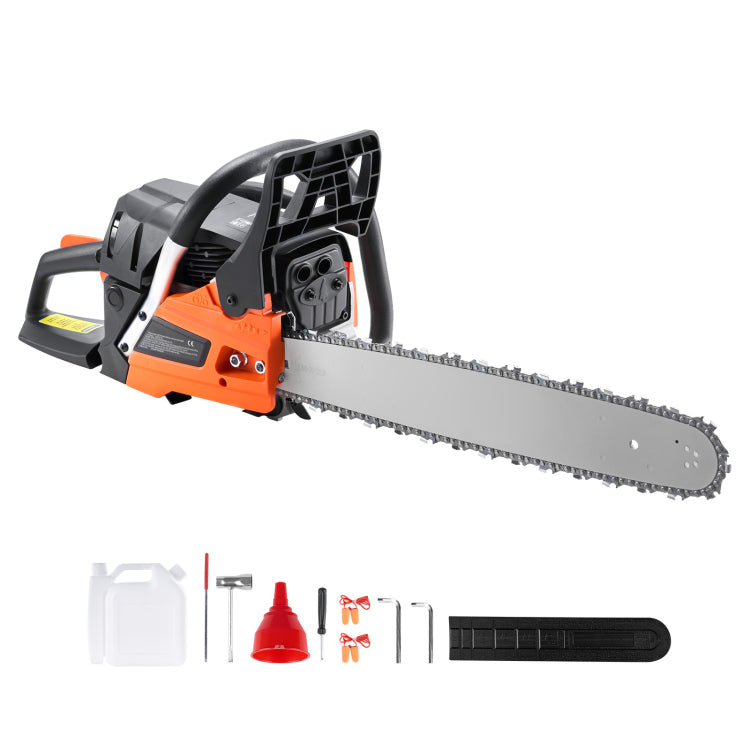 58Cc 20" Gasoline Chainsaw Gas Powered Wood Cutting Engine Gas Chain Saw