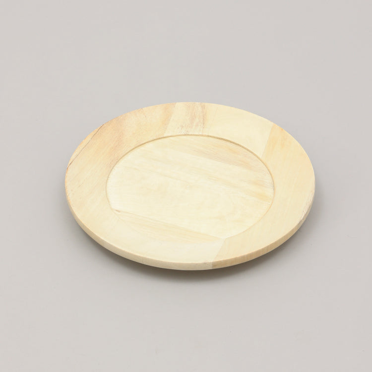 Handcrafted 13" Wood Charger Plate Wooden Dinning Placemat Artisan Wood Tableware