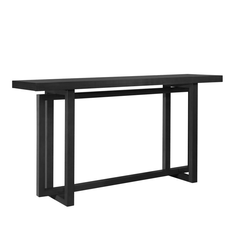 59" Narrow Console Table Mdf Entryway Sofa Table For Hallway, Living Room, Foyer With Space Saving Design