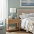 Fleur Natural 1 Drawer Nightstand