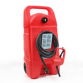 15 Gallon 57 L Gas Caddy With Wheels, Fuel Transfer Tank Gasoline Diesel Can,Fuel Storage Tank For Automobiles Atv Car Mowers Tractors Boat Motorcycle Red