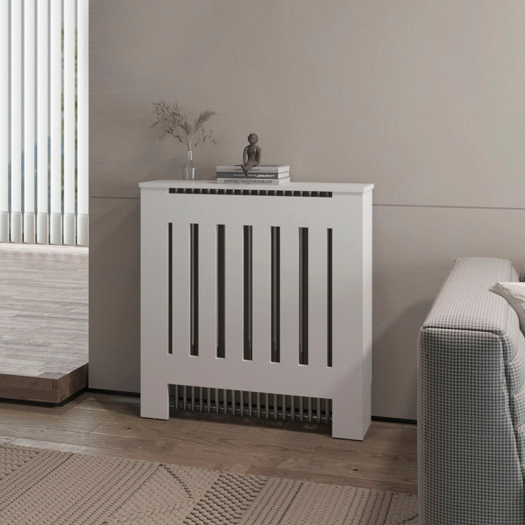 Rio Radiator Cover With Storage, Space,Saving Design, White