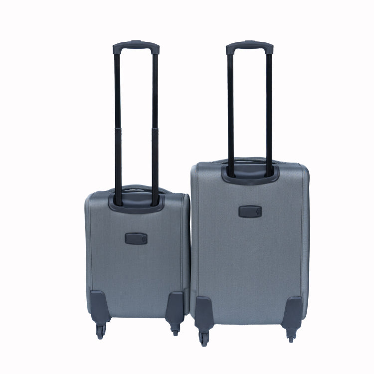 20 24 Two Piece Suitcase Suitcase Set Oxford Trolley Case Without Password Lock Universal Wheel Gray