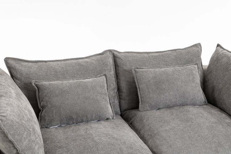 74.8" Width Cloud Couch Oversized Modular Sectional Sofa True Relax Comfy Couches Wide&Deep Seat Sofas For Living Room Furniture Sets, 2Seat