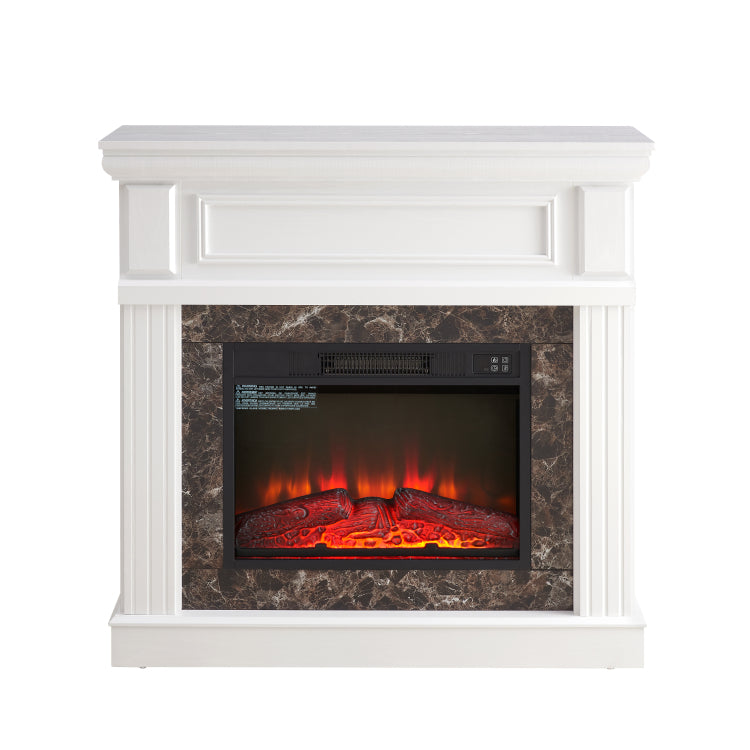Only Mantel Not Included 23" Fireplace White,41.34"W*14"D*40"H