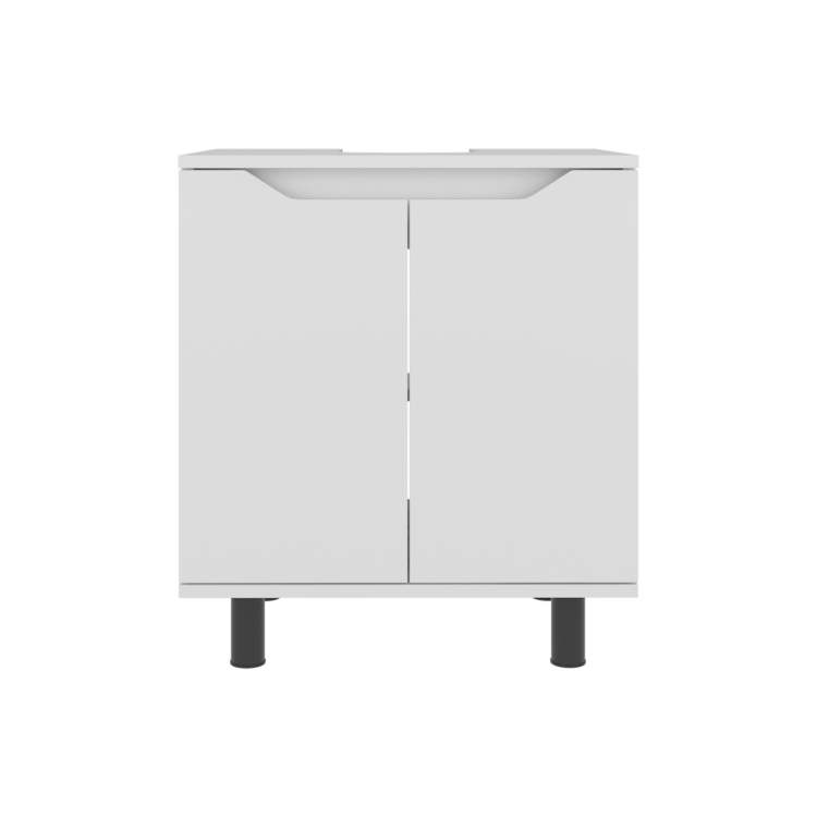 White Bathroom Vanity Cabinet For Pedestal Sink