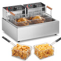 Commercial Electric Deep Fryer Countertop Deep Fryer 3000W 18Qt 17L