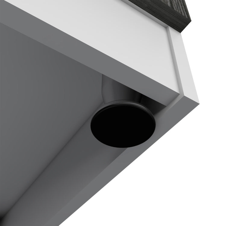 Oklahoma Utility Sink, Double Door Cabinet, Stainless Steel Countertop
