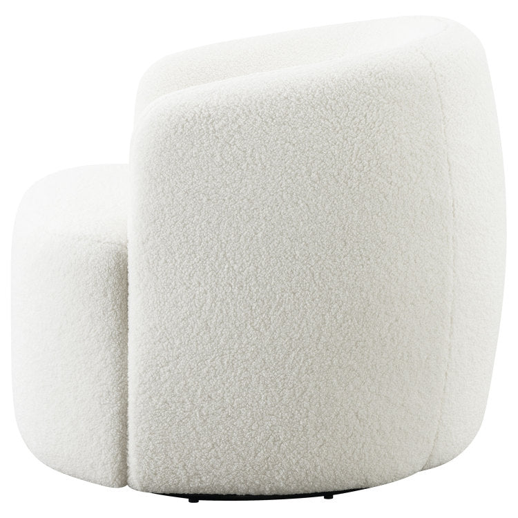 Denae Natural Upholstered Swivel Chair