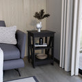 Taylor End Table, Side Table, Nightstand, 3 Tier Storage Shelf, Sofa Table For Small Space