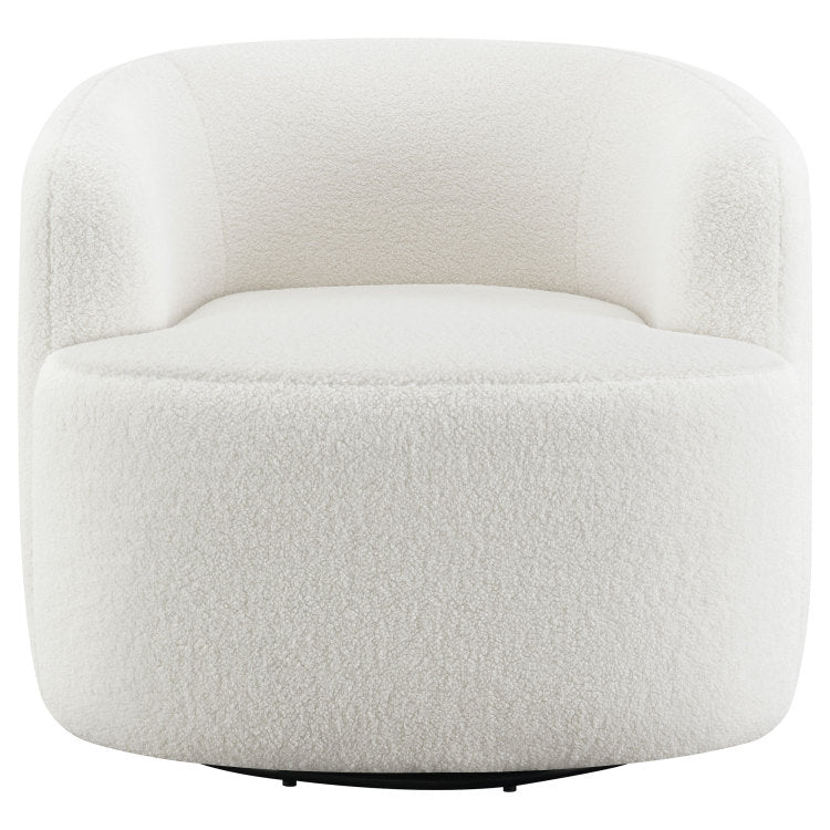 Denae Natural Upholstered Swivel Chair