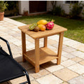 Stylish Side Table Perfect For Outdoor Yard Togethers Snacks & Cozy Afternoon Relaxation,Hips Material