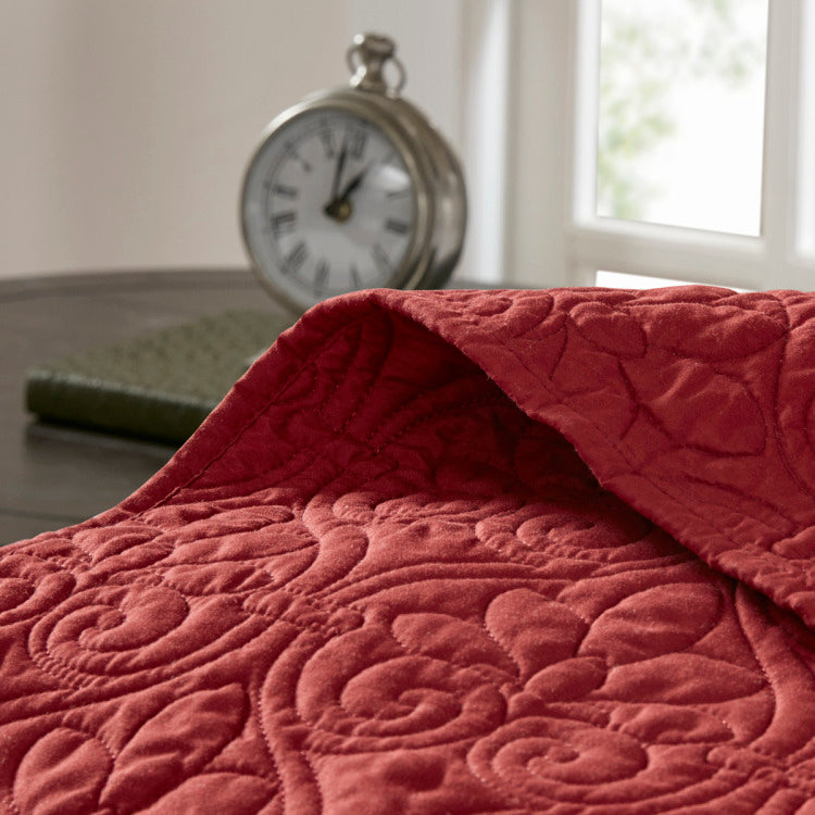 Reversible Bedspread Set Red King