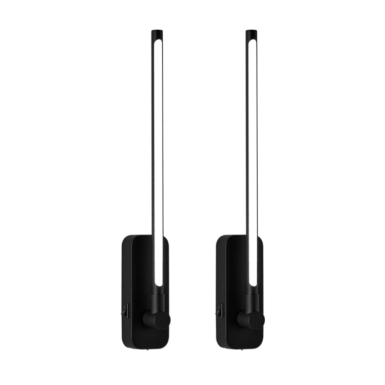 Rechargeable Wall Lights With Remote Control Led Picture Lights For Bedroom Wireless Magnetic Clip On Art Light Fixtures 3Cct Dimmable In Black